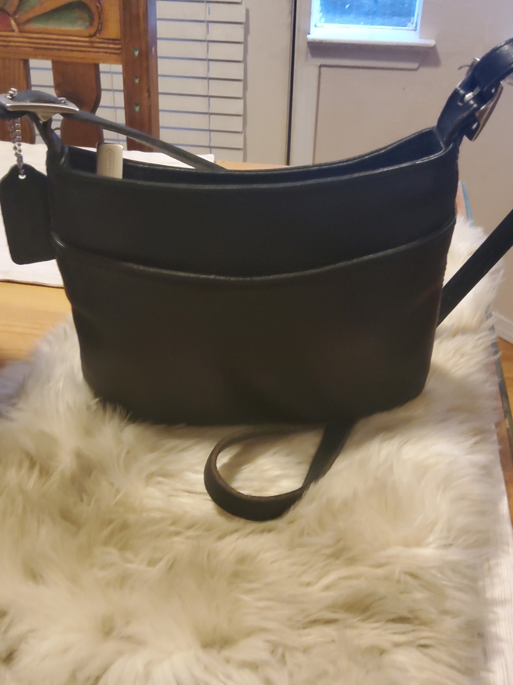 Authentic Vintage Coach Hudson Small Zip Bag EUC 6807